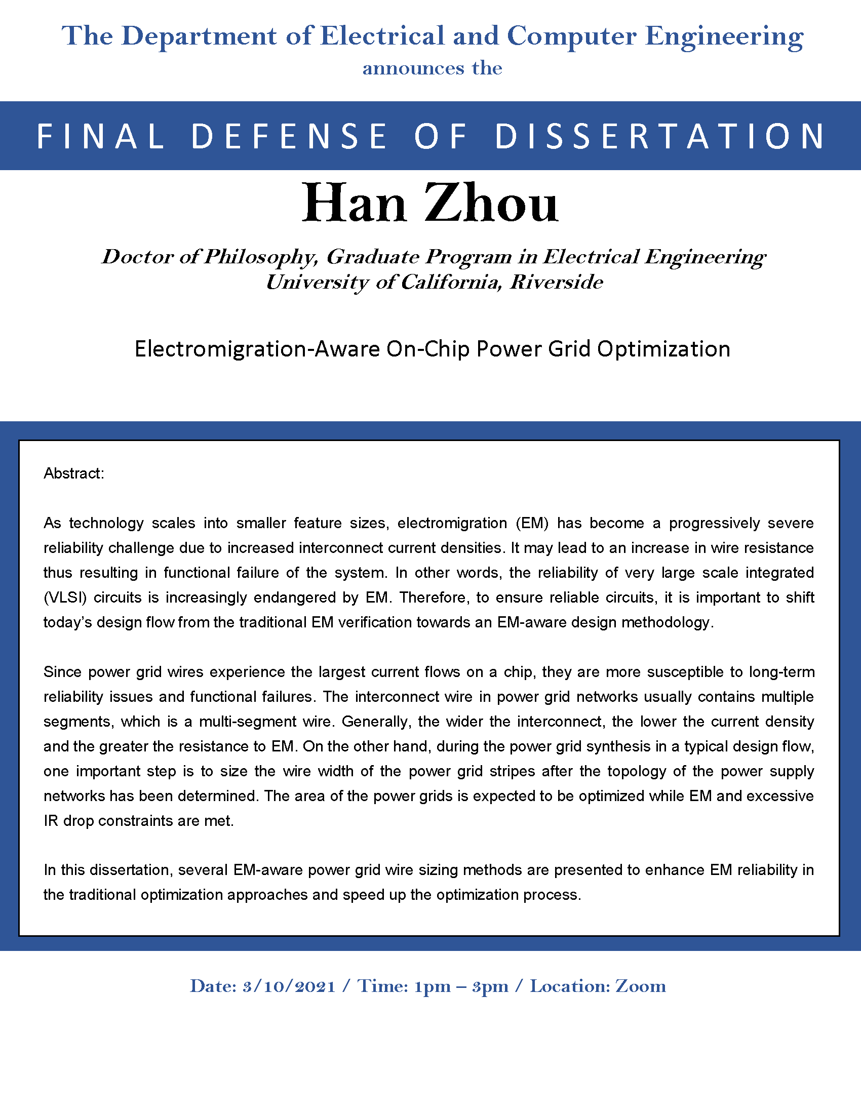 Thesis defense picture